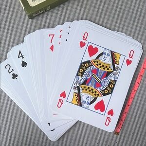 Jumbo playing cards